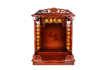 Wenli Buddhist furniture Buddhist hall supplies Buddhist niches wall cabinets hanging niches Buddhas light lotus shrine Buddhas light shining couplets 48