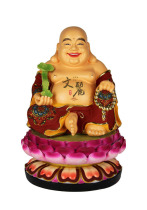 Vinli Buddha Resin - glass steel Buddha Dunhuang Laughing Buddha Miller 16 inches