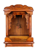 Wenli Buddhist utensils Buddhist hall supplies Buddhist niches altar tables sacred tower cabinets camphor wood Buddhist niches plain wall cabinets 38 wide