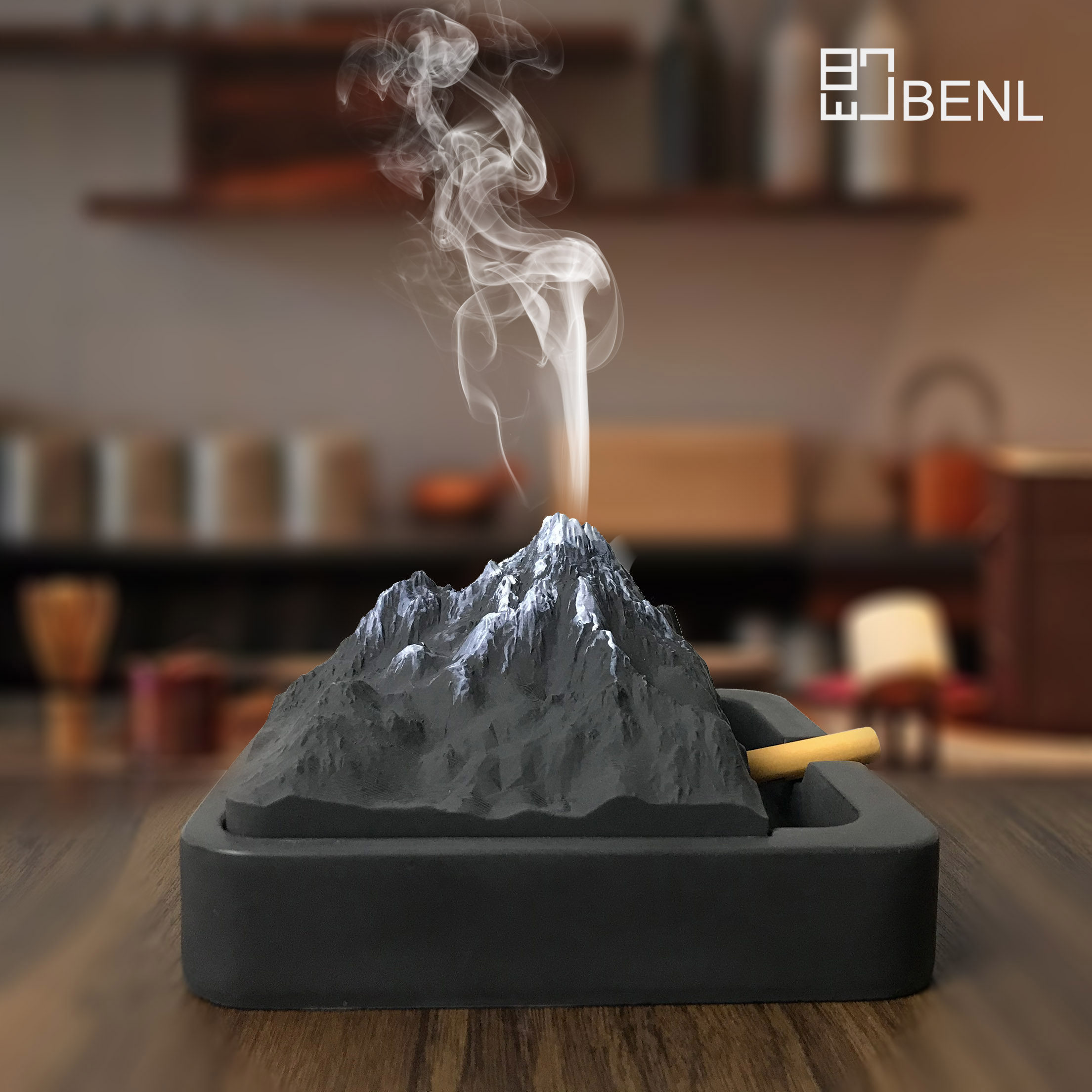Benle Original Cement Volcanic Cigar Cigarette Ash Trays Creativity Brief Nordic Ins Wind Home Swing Accessories Gift Giving Boyfriend Gift