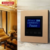 Интеллектуальный 86 -тип аудио -контролируемый переключатель настройки Семейный фон фоновый громкость фиксированный -хор -хорд -дорожный канал музыкальный контроллер