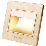 Встраиваемый светодиодный ночник для отеля для коридора подходит для лестницы, подсветка пола, физиологичная индукционная подсветка для лестниц