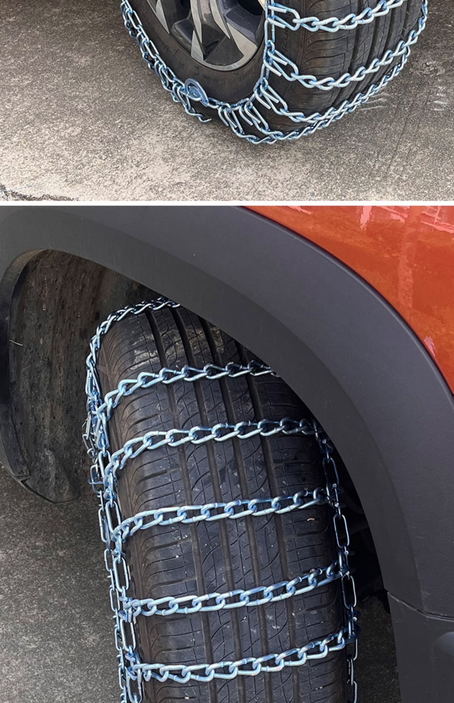 Dongfeng Fengxing Jingyi X 5 215/60R17 Jack-free bold iron chain snow car tire anti-skid chain
