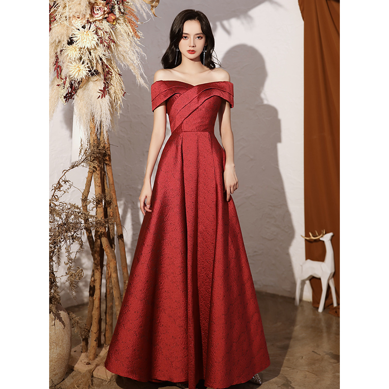  Long evening dress, open shoulders+M   + $0.78 