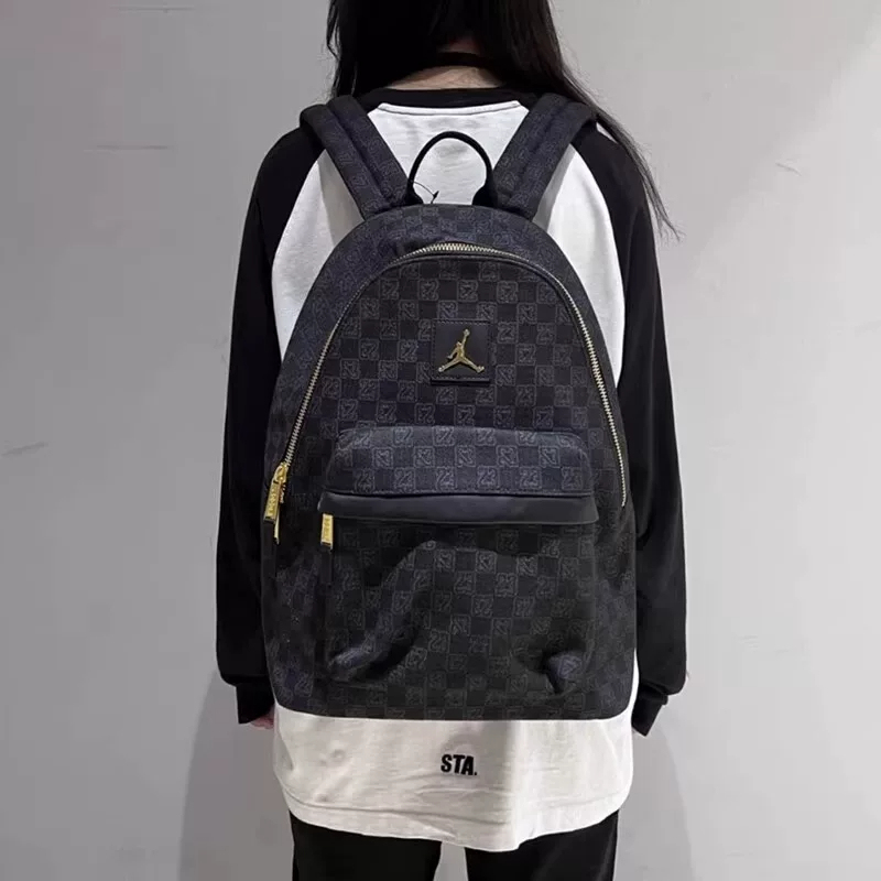 Nike Backpack Aj for Work and Commuting, Men's and Women's High-Quality Computer Bag, Large Capacity Nike Jordan School Bag