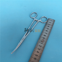 18cm stainless steel elbow hemostatic forceps 180mm surgical forceps vascular forceps hair plucking forceps needle holder curved tooth forceps