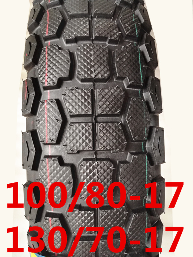 Lốp xe máy 100/110/130/80 / 70-17 Lốp xe máy 130 / 70-17 Lốp chân không chống trượt lốp xe máy nhỏ