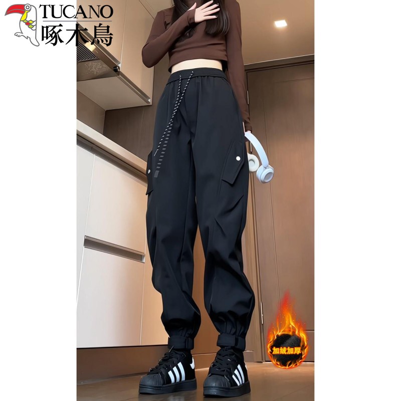 Woodpecker Women's Cargo Pants Spring and Summer New Casual Pants Windproof Waterproof Outdoor Hiking Pants Jogger Pants