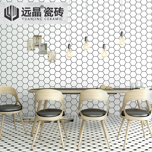 远晶 Белая матовая шестиугольная мозаика для ванны, 195x