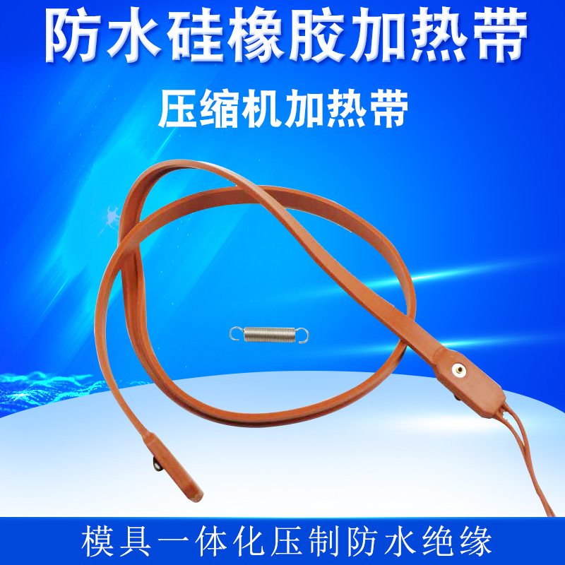 Waterproof silicone gel heating with compressor crankcase heating wire pipe insulated electric heating strip 220V electric companion heat