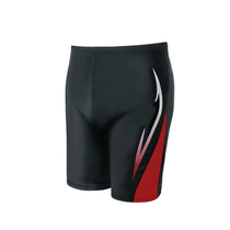 New five-point flat angle swimming trunks mens long swimming trunks adult swimsuits elastic straps hot spring mens swimsuits