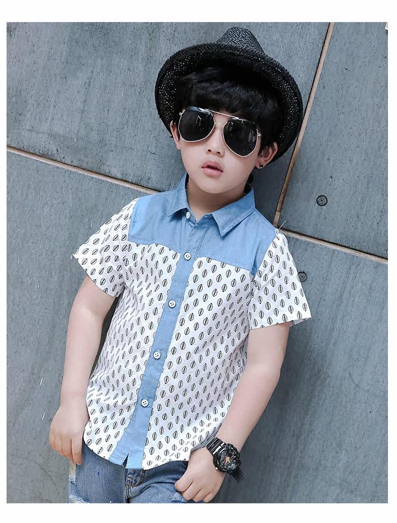 Chemise garcon à manche courte - Ref 2077526 Image 22