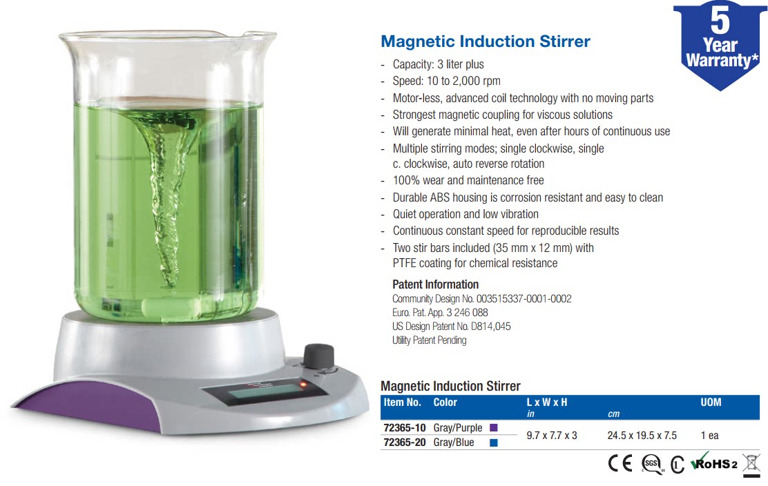 EMS磁力搅拌器42365-10 EMS Magnetic Induction Stirrer