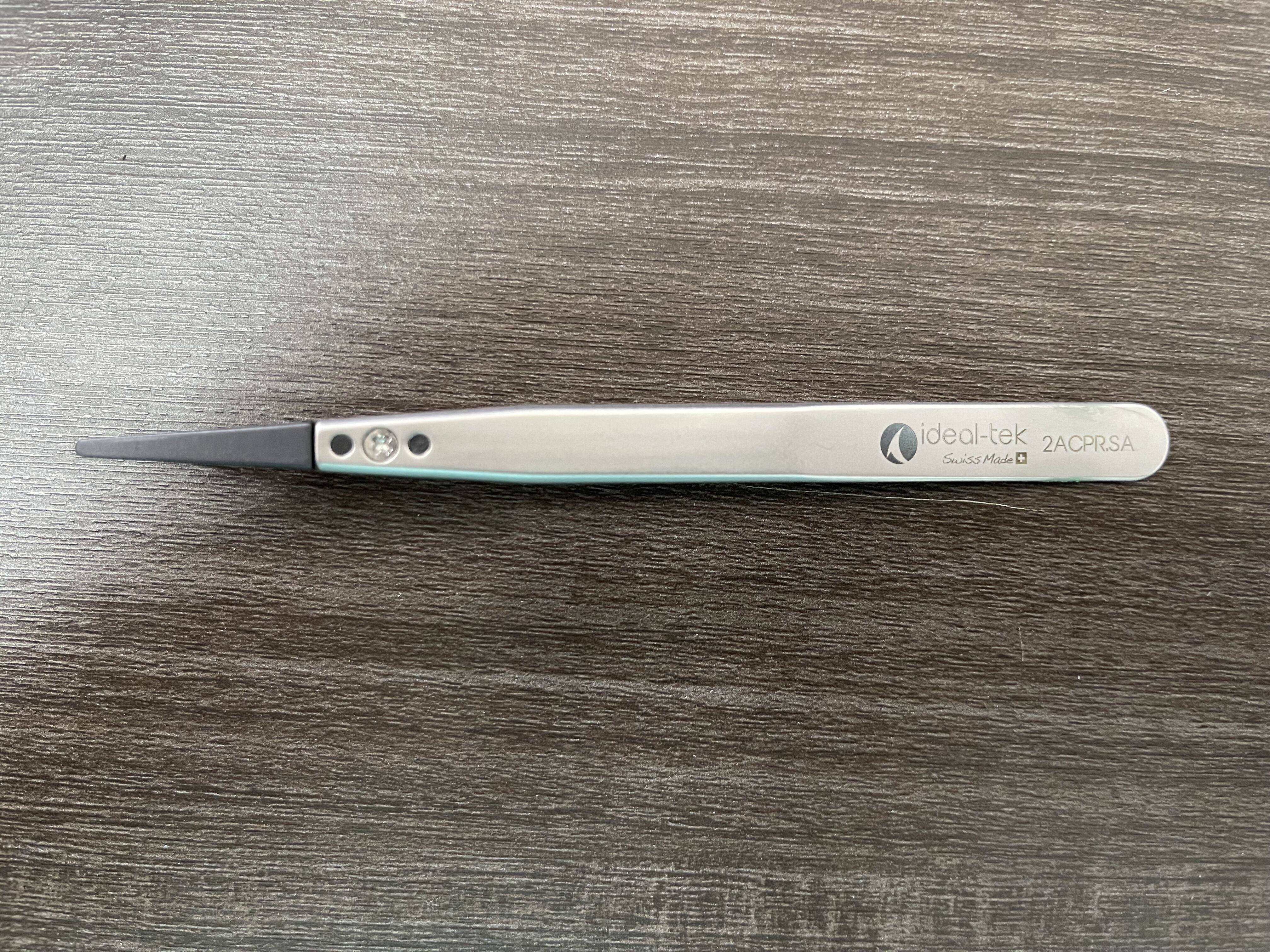 ideal-tek镊子2ACPR.SA 黑色塑料换头镊子 ideal-tek镊子头A2ACP