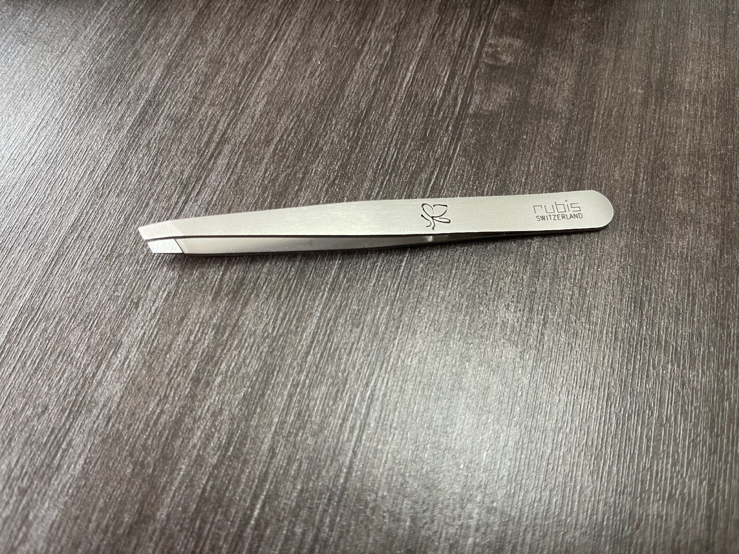 Rubis眉夹1K102B 锋利斜口拔眉钳 眉毛护理钳