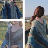 Этническая накидка из провинции Юньнань, плащ, куртка, шарф, этнический стиль