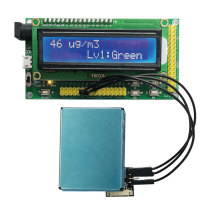 (2) based on 51 single-chip STC89C52 of PM2 5 dust concentration sensor monitoring detection
