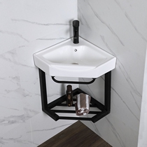 toilet wall-mounted wall type washbasin ceramic triangular washbasin corner small household type balcony face basin mini home