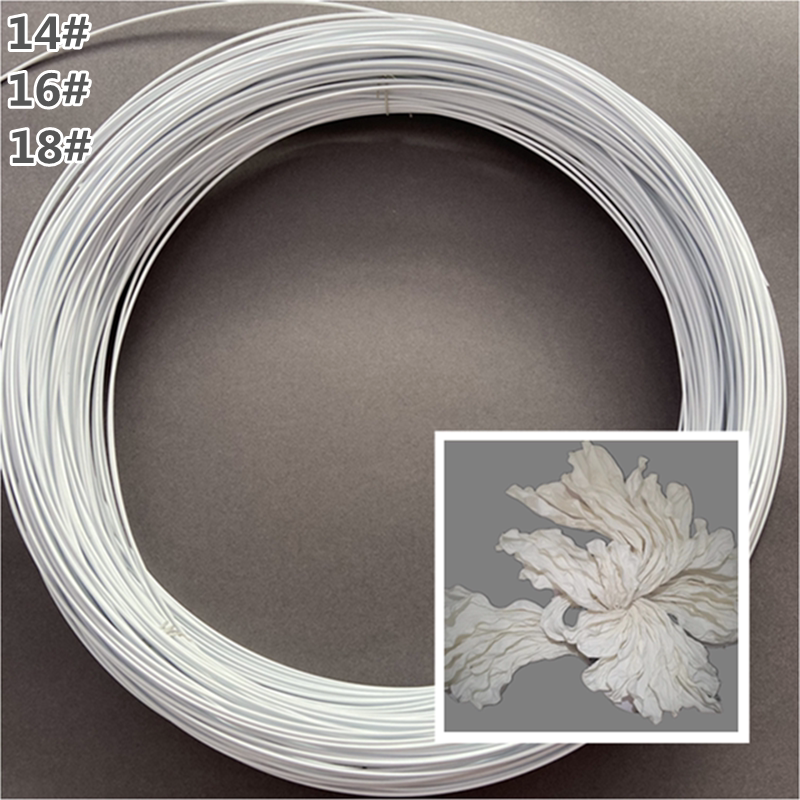 16 # 14 # 18 # Handmade Wire DIY Large Paper Art Flower Shaping Wire Gauze Flower Silk Flower Shaping Plastic-Coated Wire 16 # 14 # 18 # Handmade Wire DIY Large Paper Art Flower Shaping Wire Gauze Flower Silk Flower Shaping Plastic-Coated Wire