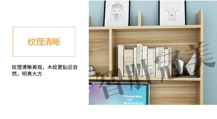 Kệ sách kệ sinh viên bàn đơn giản với máy tính để bàn hiện đại đơn giản Tủ sách ký túc xá không gian lưu trữ tủ sách nhỏ - Kệ kệ gỗ mini