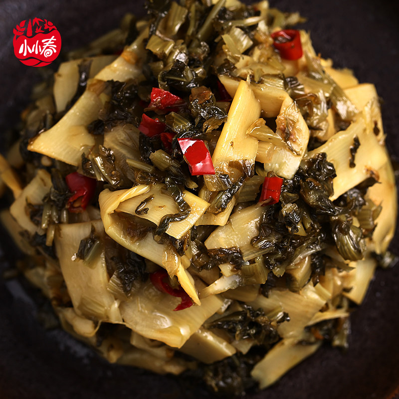 Xiaoxiaochun Anji specialty Laotan sauerkraut bamboo shoots under the meal Dried bamboo shoots ready-to-eat bamboo shoots 420gX4