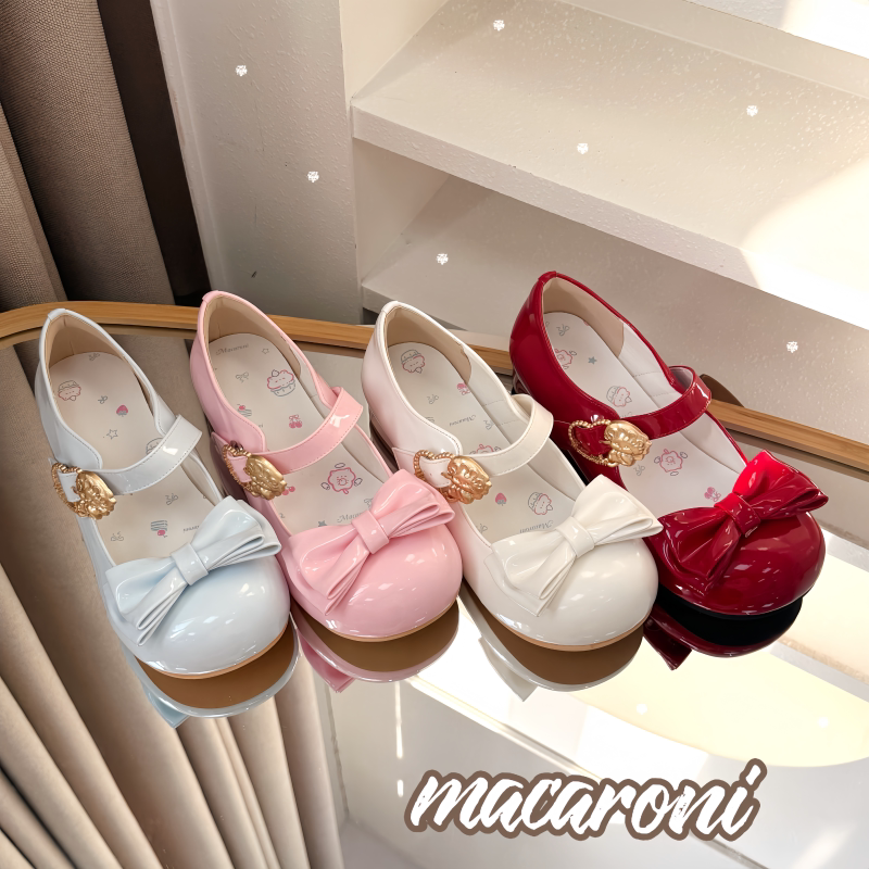 【Mouse Cake Patent Leather Edition】Cute and Sweet Lolita Low-Heeled Shoes, Sweet and Adorable