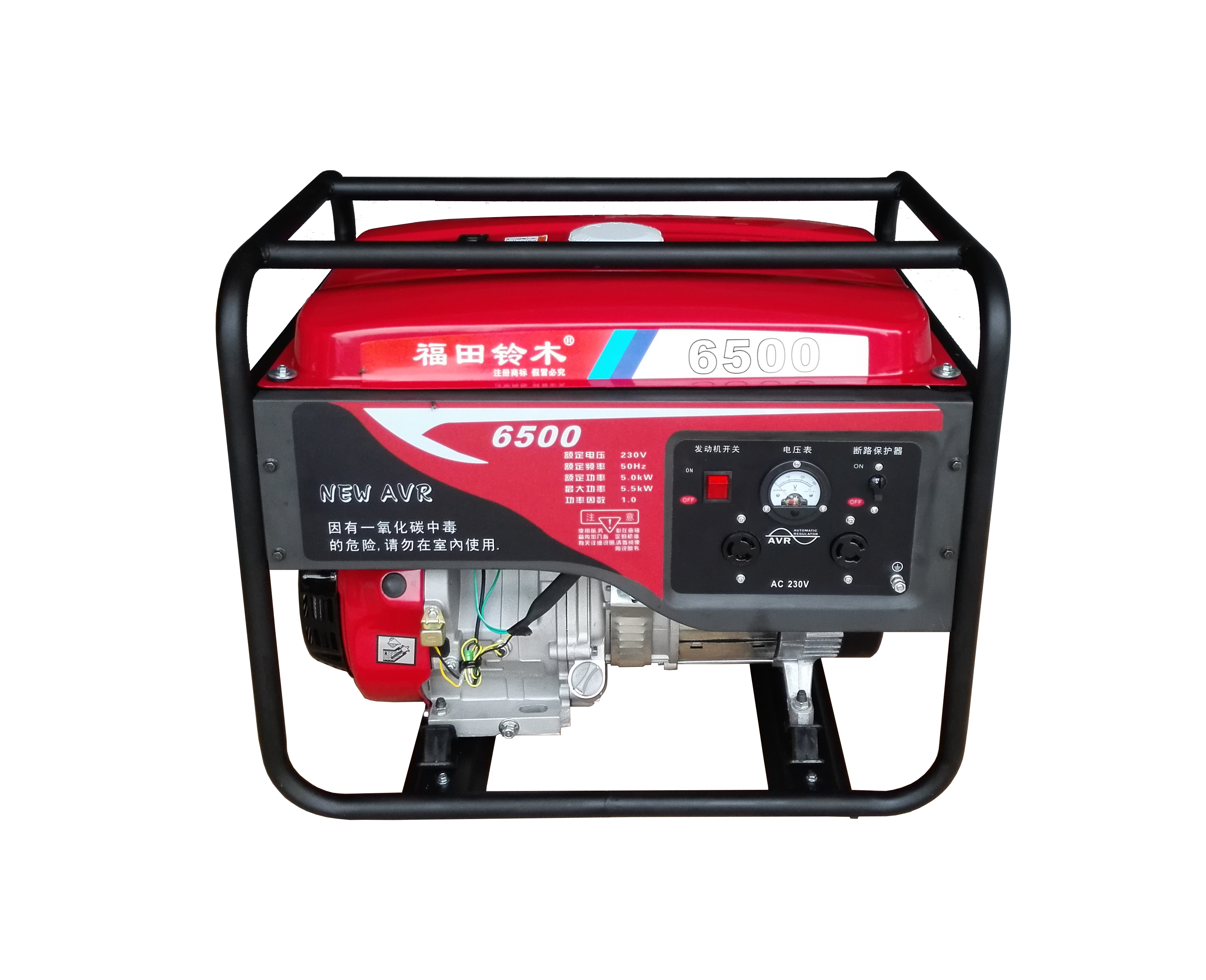 Factory direct household 6KW small gasoline generator 5KW generator copper wire import technology