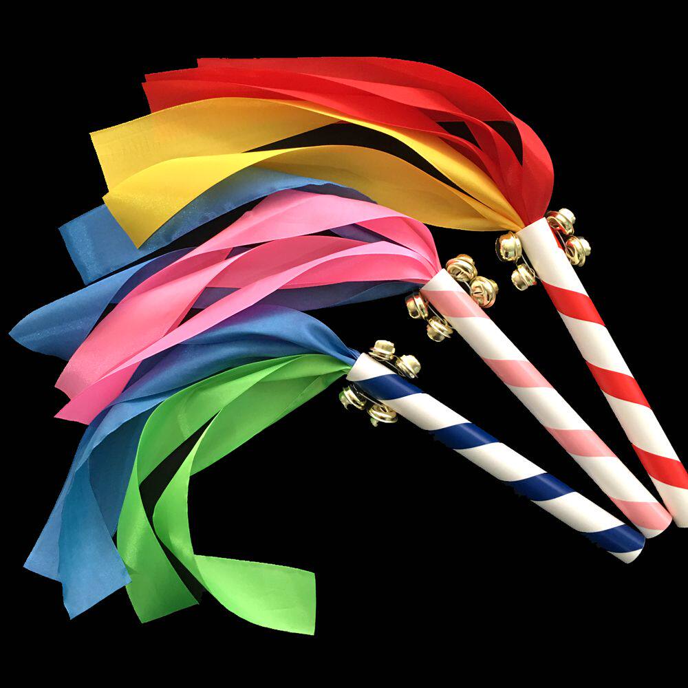 Kindergarten Light Instruments Playground Children Early Playground Props Square Dance Flowers Stick King Whip Lotus's hand to take a flower stick bell