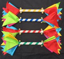 New products Kindergarten instruments Flowers Sticks Square Dance dance props Adult children Loud Stick money Rod King Whip