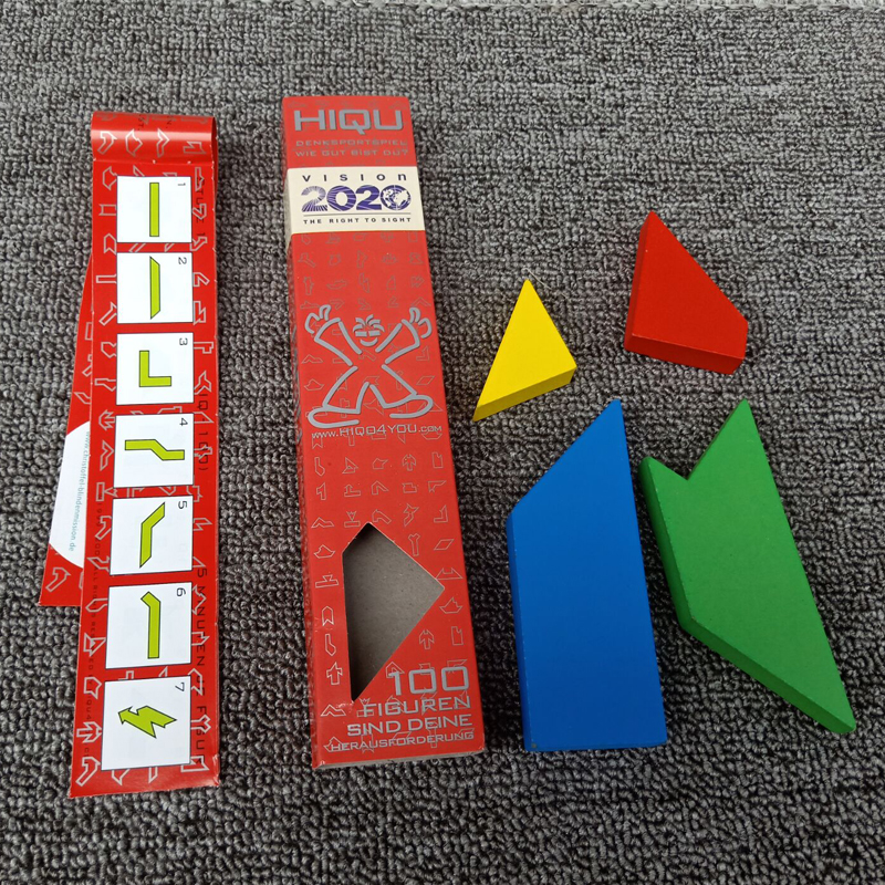 Adult Wooden Puzzle Toy Classical Toy Komming Lock 100 Change T-Character Riddle 4 Plate Large long strip T Word memes