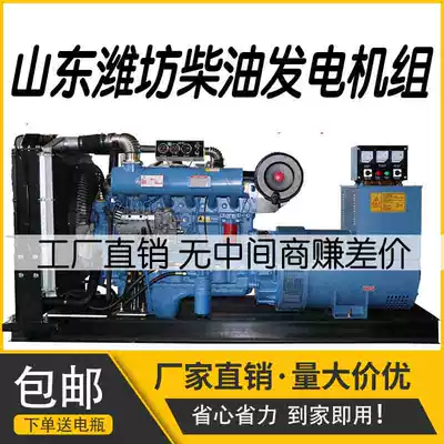 Weifang 50 100 200 250 300 400 500KW diesel generator set farming fire standby power supply