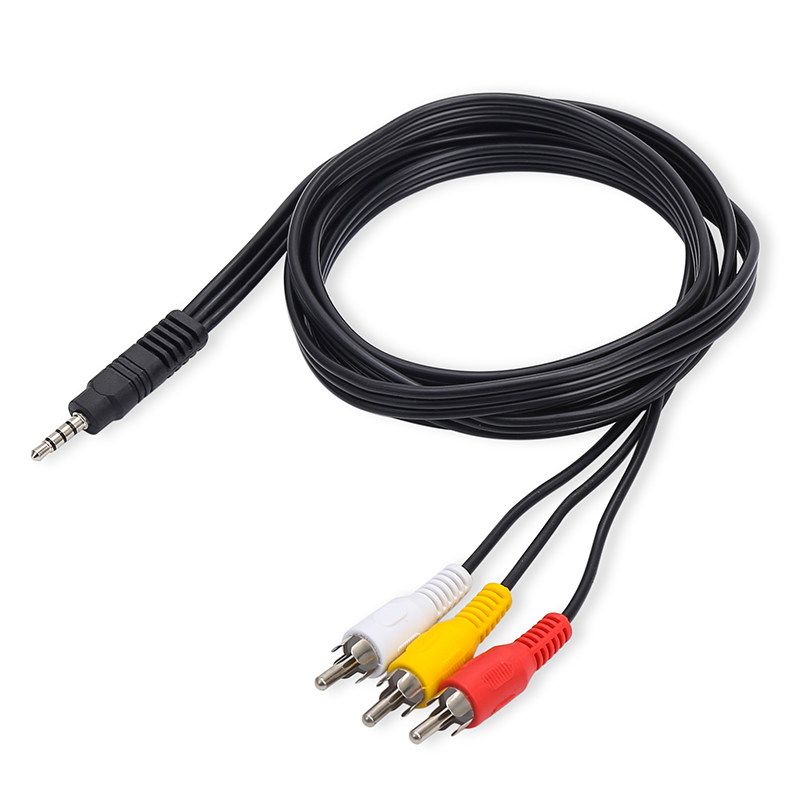 Telecom/Tv/Mobile/Set-Top Box Av Cable Skyworth Tv Box Extension Head 3.5mm One-To-Three Universal Av Cable
