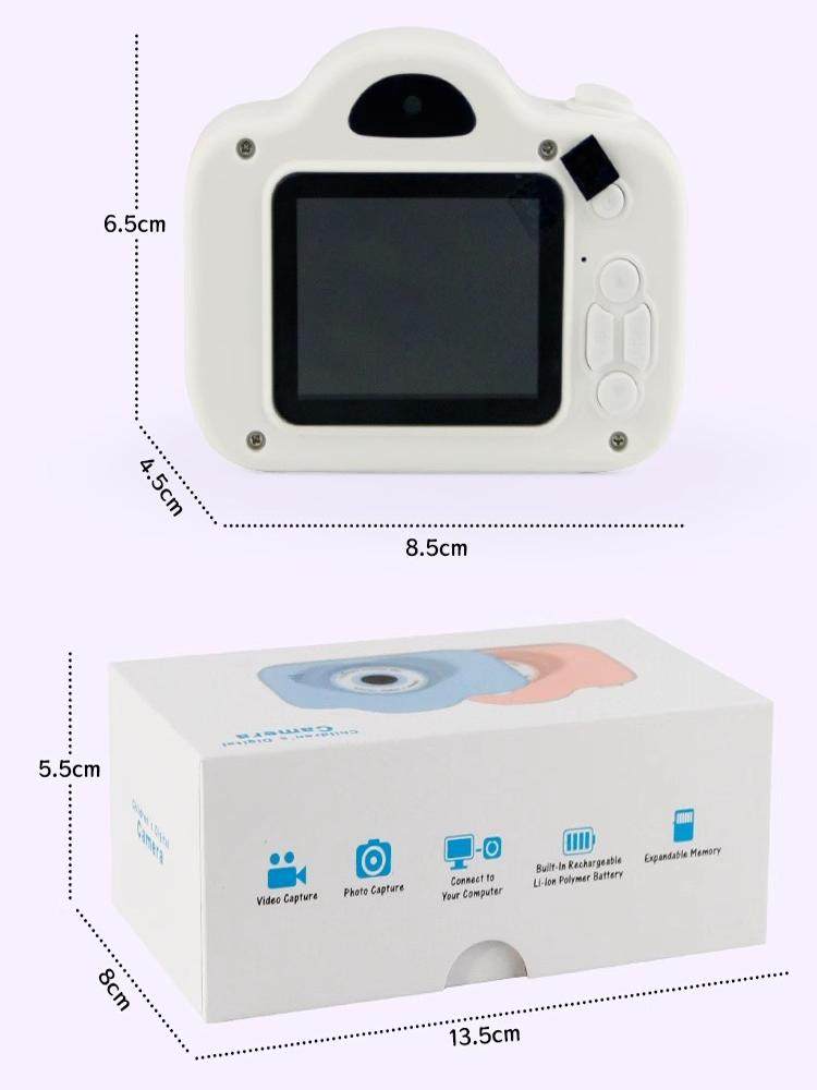 Children's Camera Birthday Gift Box Can Take Pictures, High-Definition Small Slr Sports Camera Toy, Cartoon Game Camera