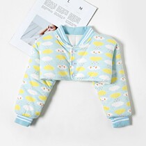 Childrens baby shoulder protection sleeping with winter warm and anti-freeze child clips cotton thickened long sleeve baby guard shoulder warm to sleep