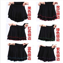 Square dance small black dress Dress Dancing Dress A Dress Lace Dress Latin Dance Practice Dresses Hip towels