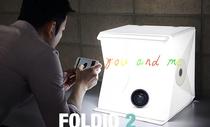 Portable simple 40 * 40cm studio LED light soft light camera mini box Taobao