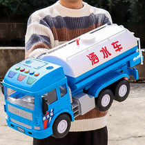 Large number of water spray sprinkler Sprinkler Toy Engineering Car Children Super Inertia Simulation Engineering Car Model Men And Women Series
