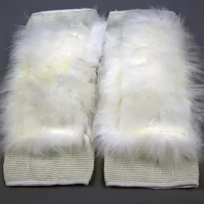 2019 New winter warm pure sheepskin plush one knee about 250 grams a pair