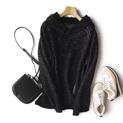 Not even if you don't want to lose age, loose hooded sweater blouse, casual pullover, spring, autumn and winter sweater, women's top