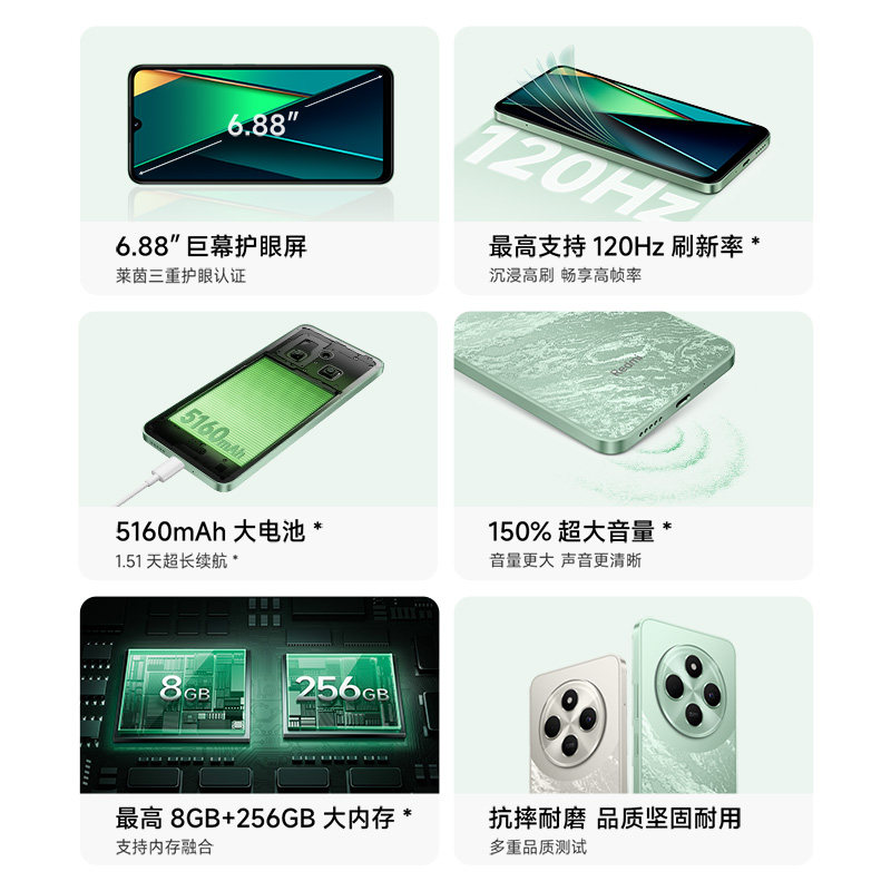 Same-Day Delivery! Interest-Free Installment Payment. New Xiaomi/Redmi 14C Mobile Phone, New Model Redmi 14C, Large Screen, Suitable for Students and the Elderly, Official Flagship Store, Genuine Product