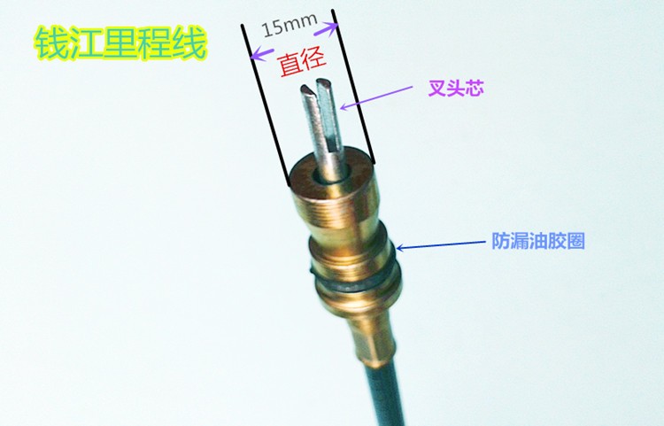 Motorcycle mileage line Qianjiang QJ125-27-25-23 meter line Xianglong super King Kong new King Kong speed line