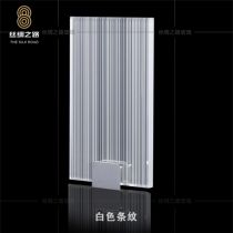 Double-layer sandwiched glass laminated sandwiched metal wire steel chemical installation household living room screen partition dry and wet separation