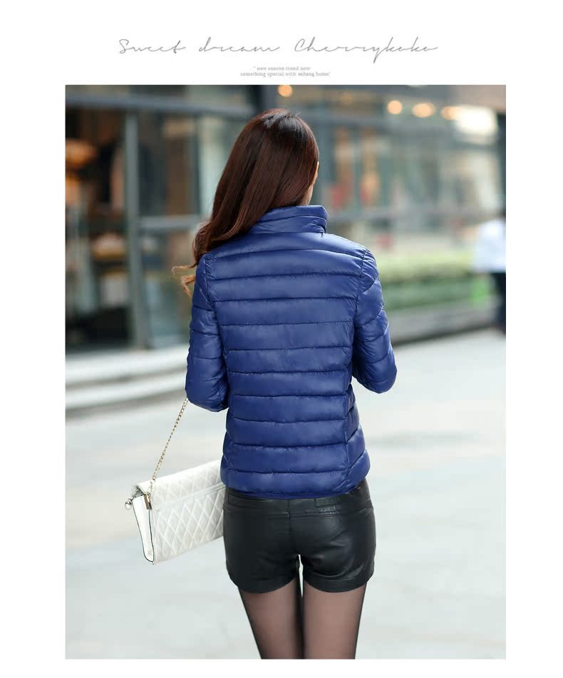 Áo khoác chống mùa mới áo cotton nữ phiên bản Hàn Quốc của chiếc áo ngắn cotton tự trồng có kích thước lớn áo khoác cotton mỏng thời trang mùa đông áo bò nữ đẹp