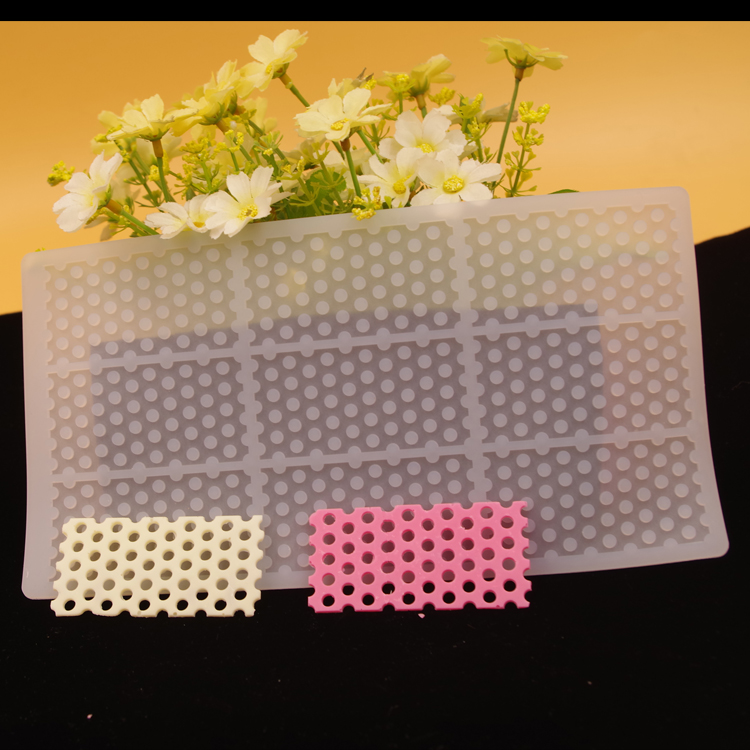 DIY handmade sô cô la hoa sắp xếp khuôn công cụ nướng bánh viền khuôn tổ ong lưới chèn khuôn khay làm kem