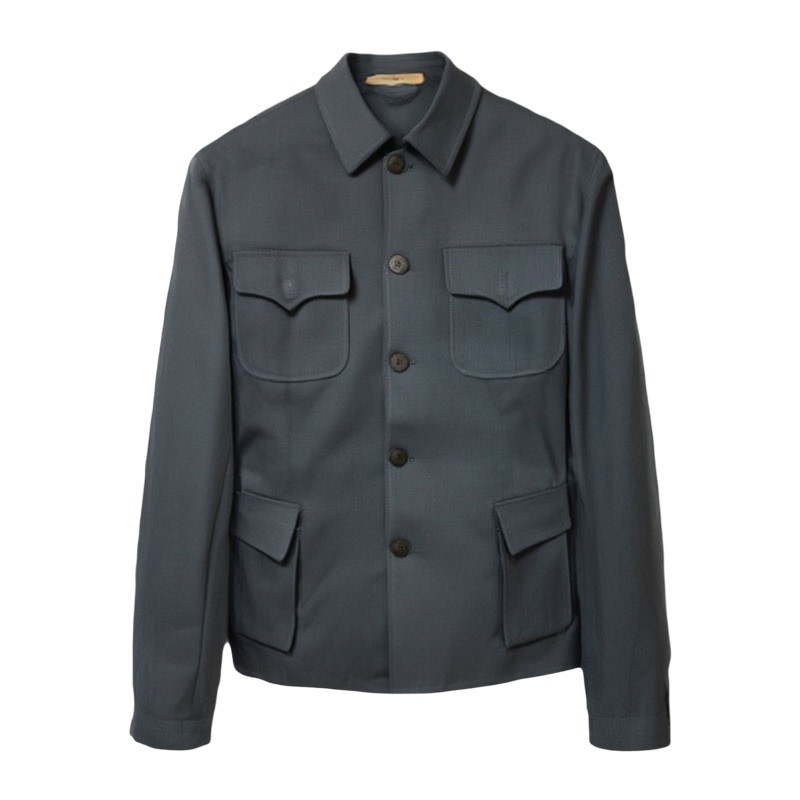 Men's Zhongshan Suit for Middle-Aged and Elderly, Thin Casual Clothing, Performance Wear, Single-Layer Multi-Pocket Workwear, Ethnic Clothing