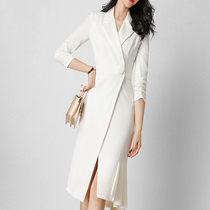 Mapping * Hong Kong light luxury women 2021 high-end ladies professional wear thin age temperament suit dress