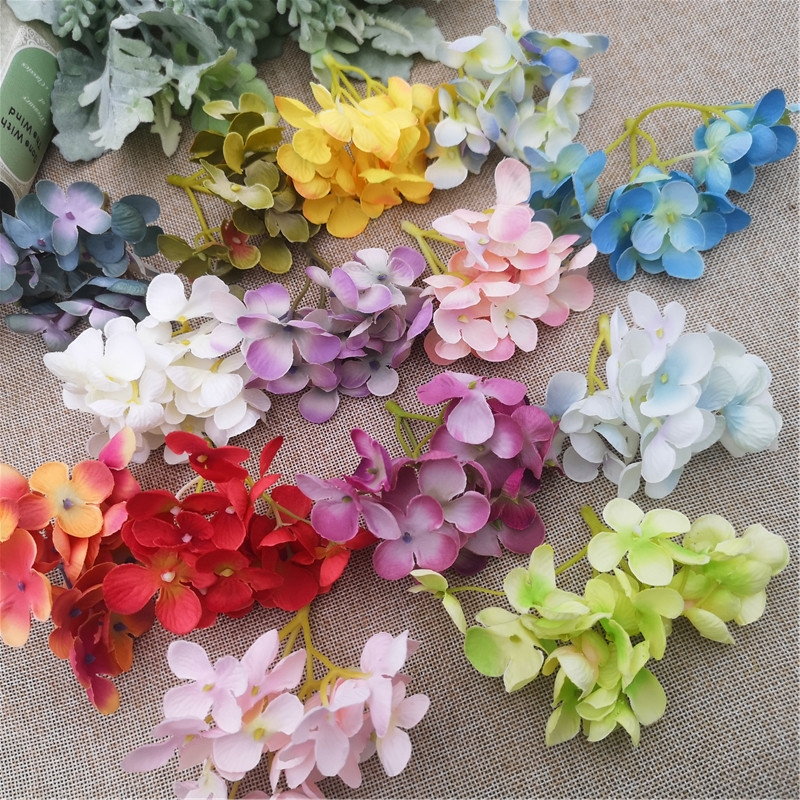 4 fork over 12 emulated flower ball embroidered ball flower home simulation flower simulation ornament fake flower wall handmade diy accessories