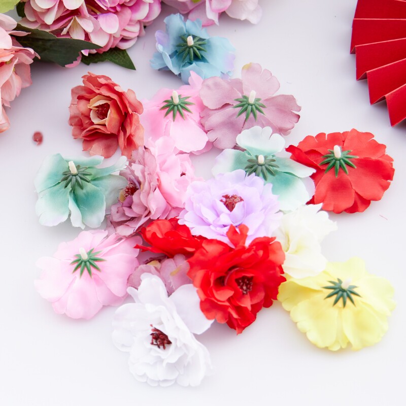 Flowers Fake Flowers Rich of Mudan Flower Flowers Flowers DIY Ornament Accessories Decoration Flowers Mountain Tea Flowers
