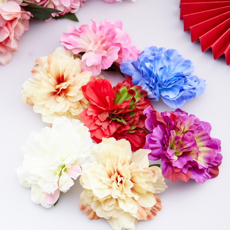 Super Big Peony Rose Simulation Flower Accessories Decorative Flower Delivery Flower Silk Flower DIY shoes cap accessories