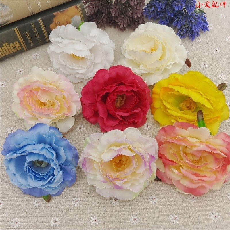 Emulated floral peony floral floral floral slippers accessories Accessories Fake Flowers dry Flower Photography Props Rose Moon Season Flowers